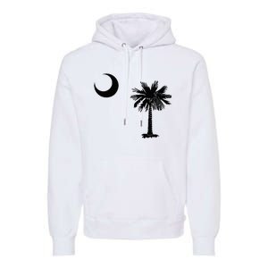 South Carolina State Flag Palmetto Moon SC Pride Premium Hoodie