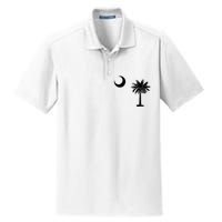 South Carolina State Flag Palmetto Moon SC Pride Dry Zone Grid Polo