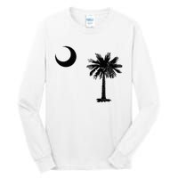 South Carolina State Flag Palmetto Moon SC Pride Tall Long Sleeve T-Shirt