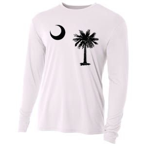 South Carolina State Flag Palmetto Moon SC Pride Cooling Performance Long Sleeve Crew