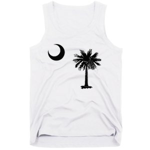 South Carolina State Flag Palmetto Moon SC Pride Tank Top