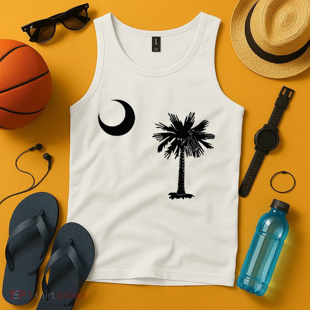 South Carolina State Flag Palmetto Moon SC Pride Tank Top