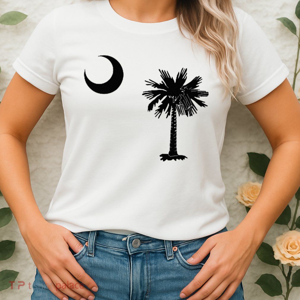 South Carolina State Flag Palmetto Moon SC Pride Womens T-Shirt