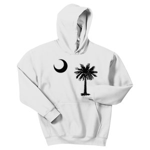 South Carolina State Flag Palmetto Moon SC Pride Kids Hoodie