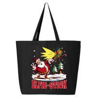 Santa Claus Selfie Funny Elf Christmas 25L Jumbo Tote