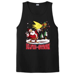 Santa Claus Selfie Funny Elf Christmas PosiCharge Competitor Tank