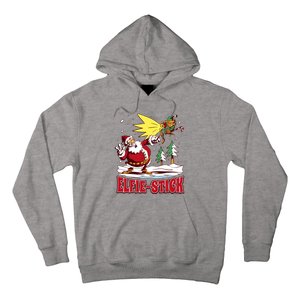 Santa Claus Selfie Funny Elf Christmas Hoodie