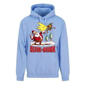 Santa Claus Selfie Funny Elf Christmas Unisex Surf Hoodie