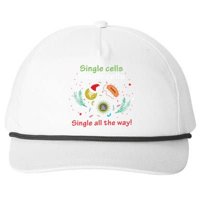 Single Cells Single Cells Science Biology Christmas Gift Snapback Five-Panel Rope Hat