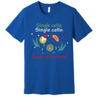 Single Cells Single Cells Science Biology Christmas Gift Premium T-Shirt