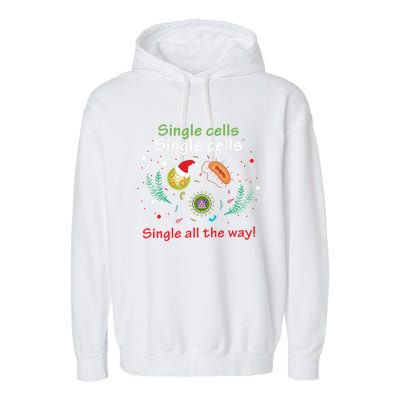 Single Cells Single Cells Science Biology Christmas Gift Garment-Dyed Fleece Hoodie