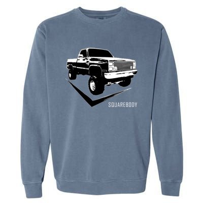 Squarebody Classic Square Body Truck Funny Gift Garment-Dyed Sweatshirt