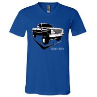 Squarebody Classic Square Body Truck Funny Gift V-Neck T-Shirt