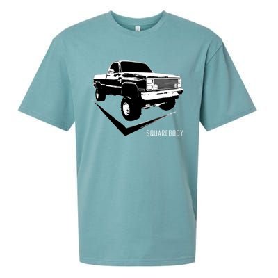 Squarebody Classic Square Body Truck Funny Gift Sueded Cloud Jersey T-Shirt