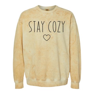 Stay Cozy Colorblast Crewneck Sweatshirt