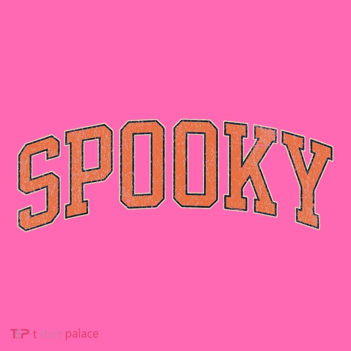 Spooky Collage Style Stay Spooky Fall Halloween Stripe Pom Pom Beanie
