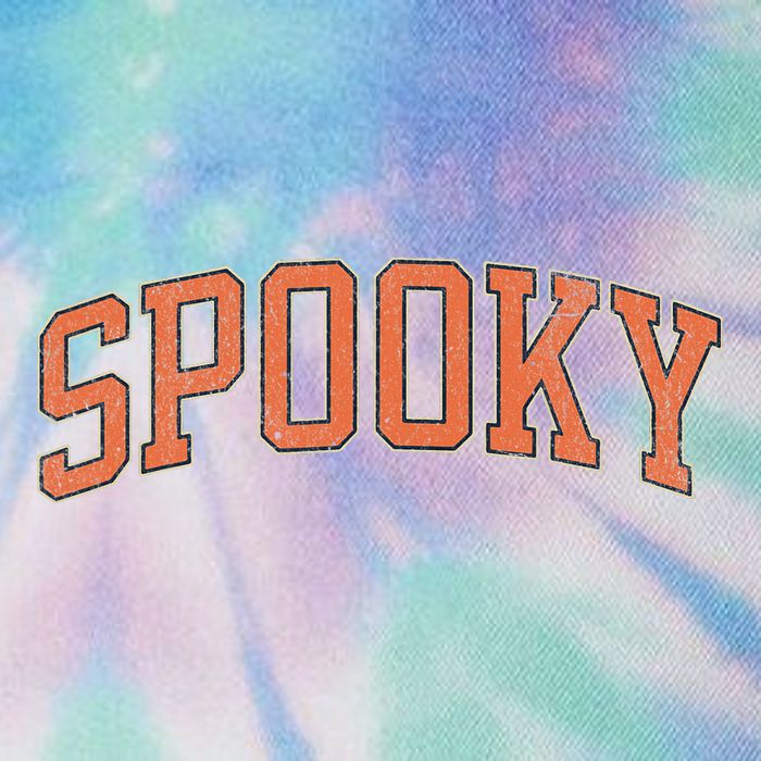 Spooky Collage Style Stay Spooky Fall Halloween Legacy Tie Dye Trucker Hat