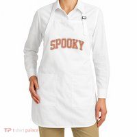 Spooky Collage Style Stay Spooky Fall Halloween Apron