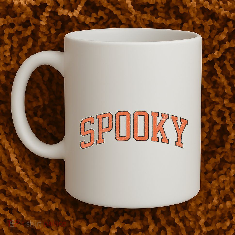 Spooky Collage Style Stay Spooky Fall Halloween Mug