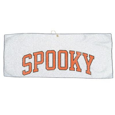 Spooky Collage Style Stay Spooky Fall Halloween Large Microfiber Waffle Golf Towel