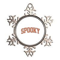 Spooky Collage Style Stay Spooky Fall Halloween Metallic Star Ornament