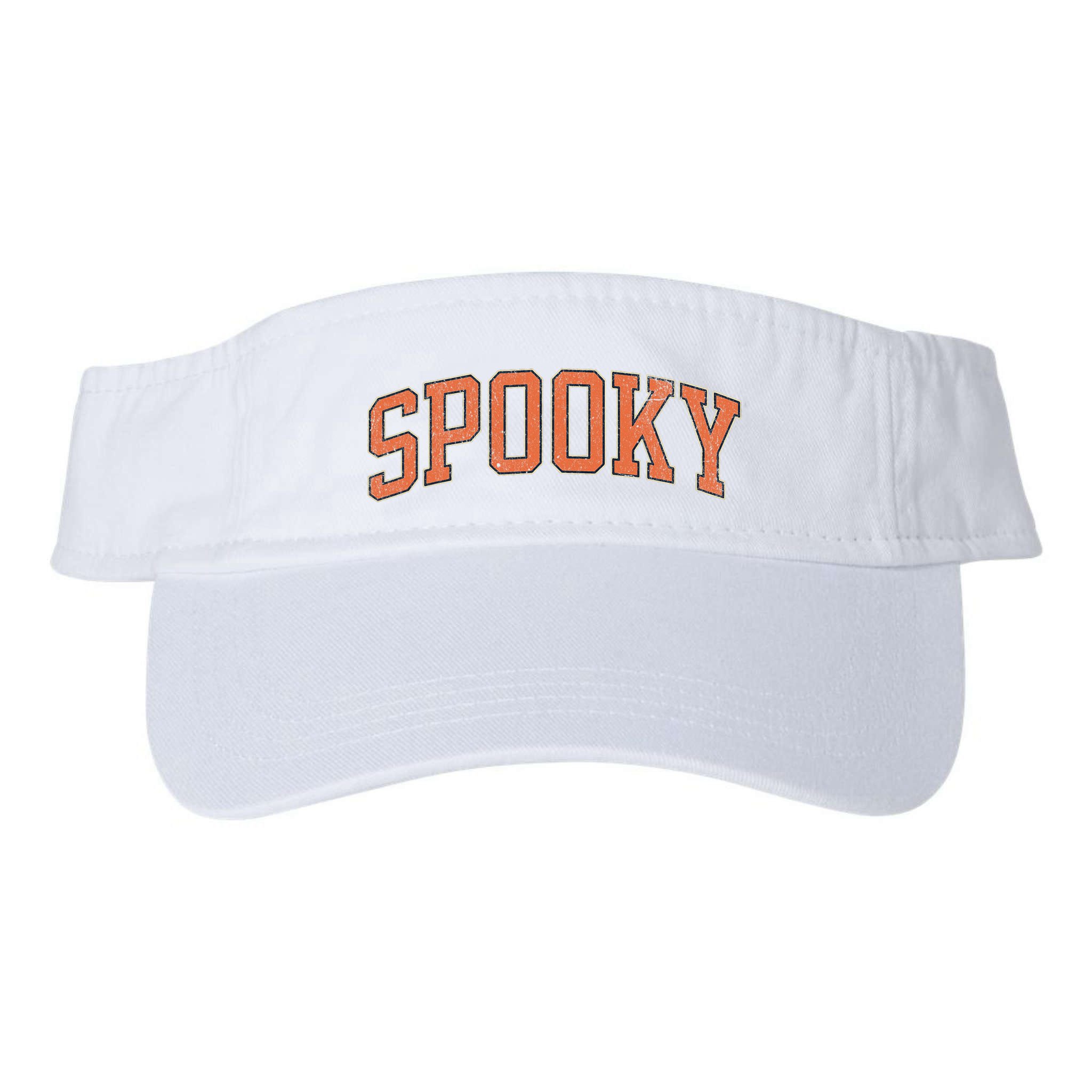 Spooky Collage Style Stay Spooky Fall Halloween Visor
