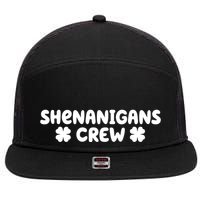 Shenanigans Crew St Patricks Day 7 Panel Mesh Trucker Snapback Hat