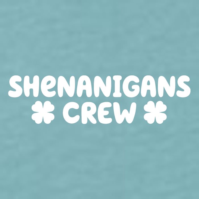 Shenanigans Crew St Patricks Day Sueded Cloud Jersey T-Shirt