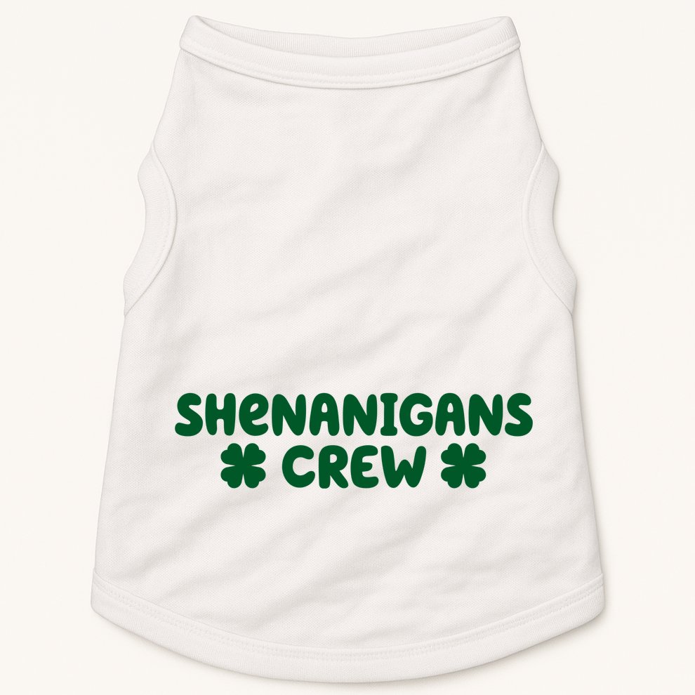 Shenanigans Crew St Patricks Day Doggie Tank