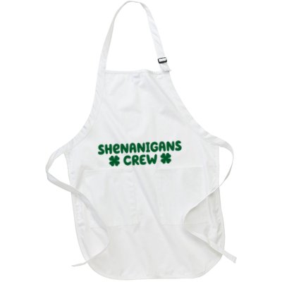 Shenanigans Crew St Patricks Day Full-Length Apron With Pockets