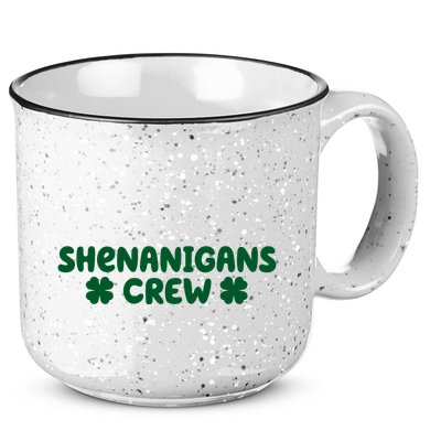 Shenanigans Crew St Patricks Day 15oz Campfire Ceramic Mug