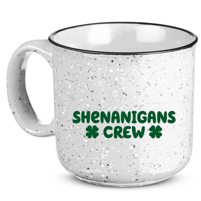 Shenanigans Crew St Patricks Day 15oz Campfire Ceramic Mug