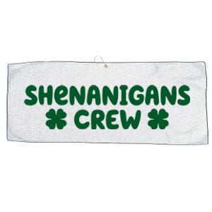 Shenanigans Crew St Patricks Day Large Microfiber Waffle Golf Towel