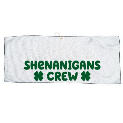 Shenanigans Crew St Patricks Day Large Microfiber Waffle Golf Towel