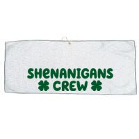Shenanigans Crew St Patricks Day Large Microfiber Waffle Golf Towel