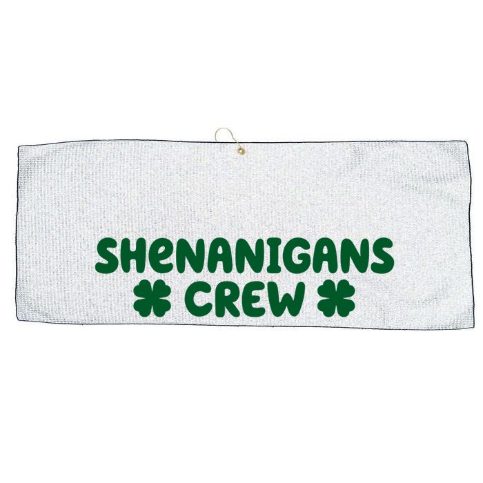 Shenanigans Crew St Patricks Day Large Microfiber Waffle Golf Towel