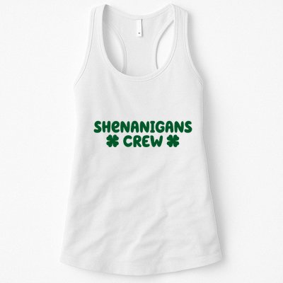Shenanigans Crew St Patricks Day Womens Tank Top