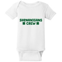 Shenanigans Crew St Patricks Day Baby Bodysuit
