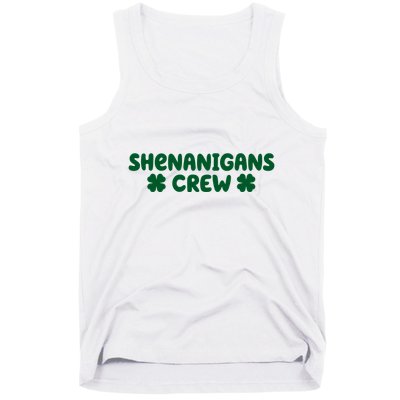 Shenanigans Crew St Patricks Day Tank Top