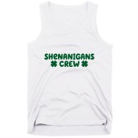 Shenanigans Crew St Patricks Day Tank Top
