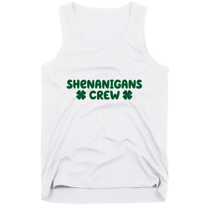 Shenanigans Crew St Patricks Day Tank Top