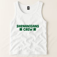 Shenanigans Crew St Patricks Day Tank Top