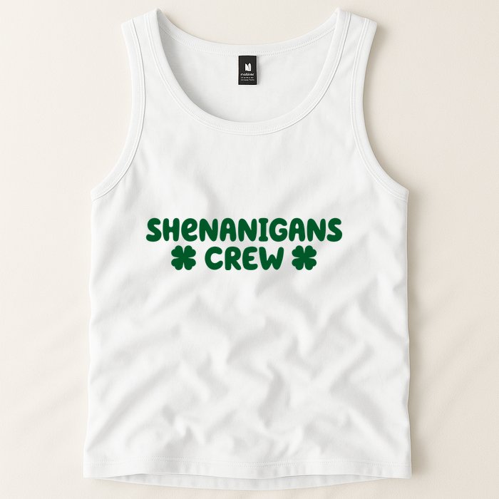 Shenanigans Crew St Patricks Day Tank Top