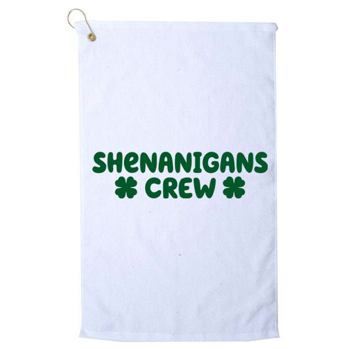 Shenanigans Crew St Patricks Day Platinum Collection Golf Towel