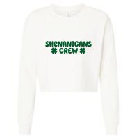 Shenanigans Crew St Patricks Day Cropped Pullover Crew