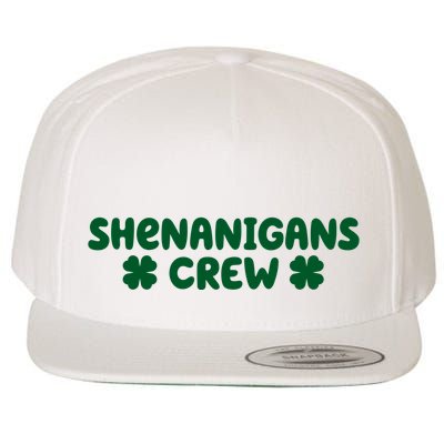 Shenanigans Crew St Patricks Day Wool Snapback Cap