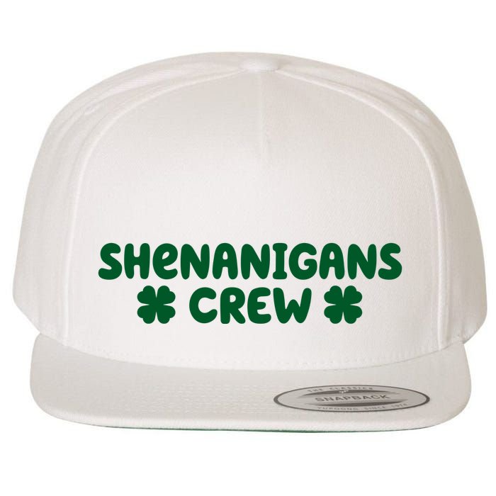 Shenanigans Crew St Patricks Day Wool Snapback Cap