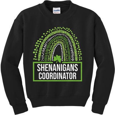 Shenanigans Coordinator St Patricks Day Outfit Kids Sweatshirt