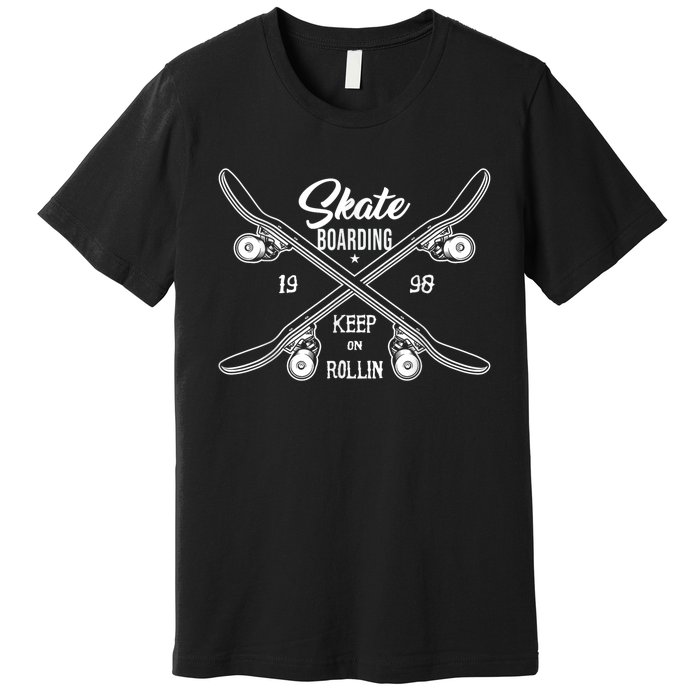 Santa Cruz Skateboards Skate Or Die Street Wear Premium T-Shirt