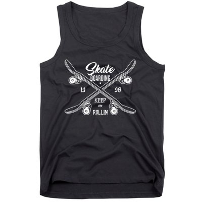 Santa Cruz Skateboards Skate Or Die Street Wear Tank Top